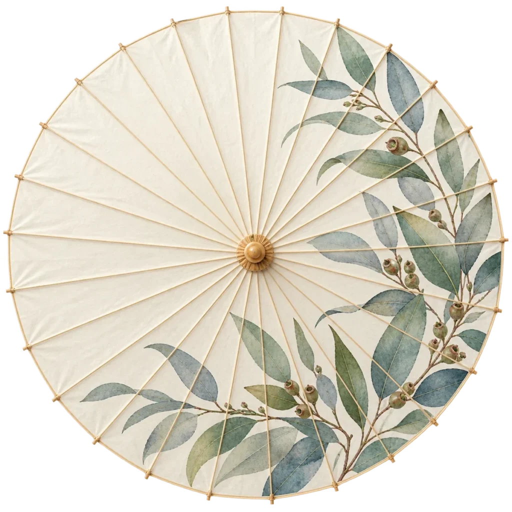 Eucalyptus mist umbrella design visualisation