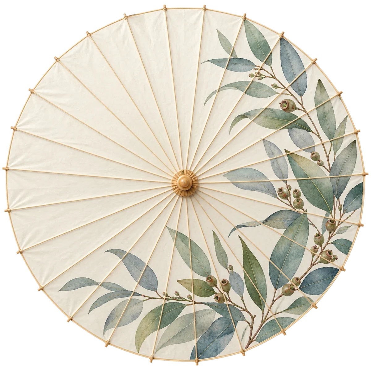 Eucalyptus mist umbrella design visualisation