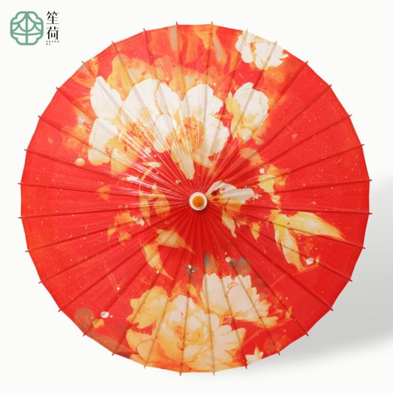 Open SHENGHE oil-paper umbrella, 流光溢彩