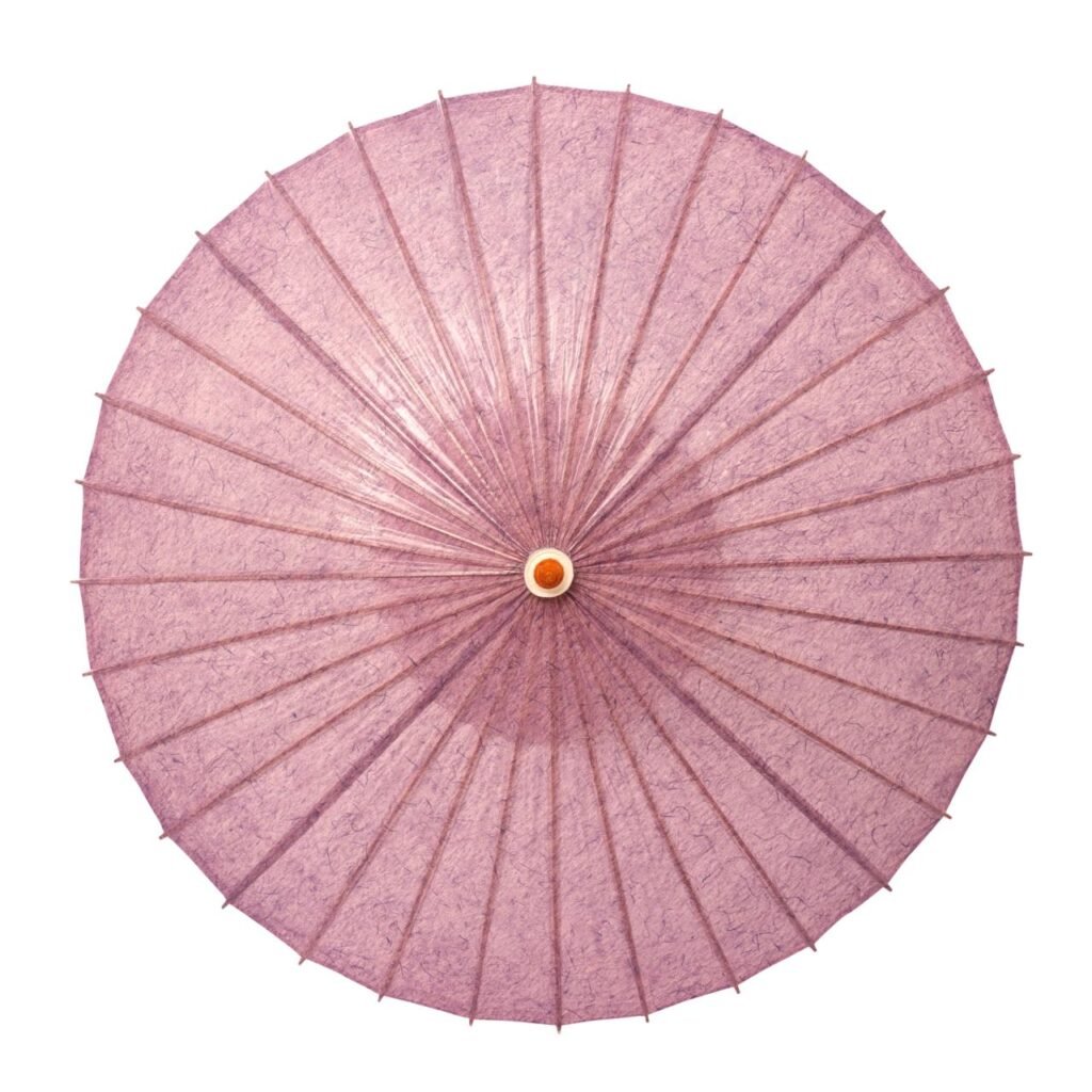 Open SHENGHE oil-paper umbrella, 紫烟罗