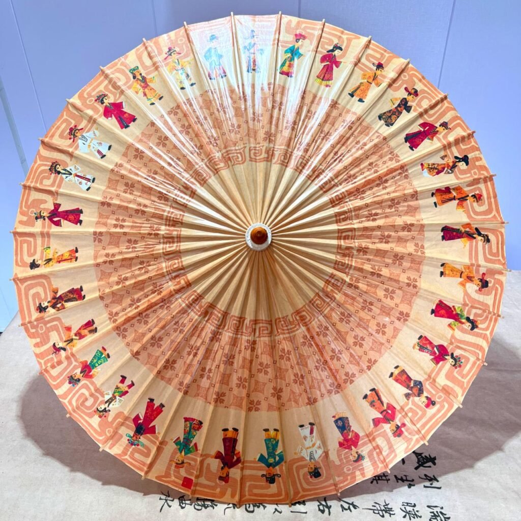 Open SHENGHE oil-paper umbrella, 影彩东方